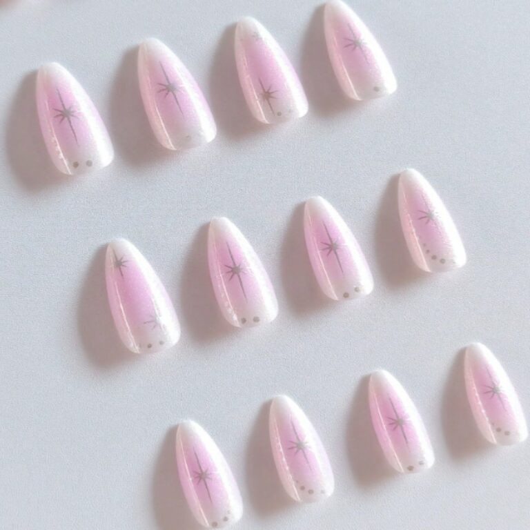 Others Silver Press-on Nails