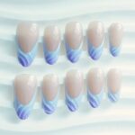 Others Purple Resin Press-On Nails