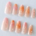 Gradient Series Gradient Orange Press-on Nails