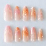 Gradient Series Gradient Orange Press-on Nails