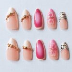 Others Zebra-Print Press-On Nails
