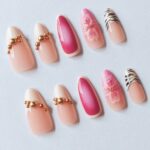 Others Zebra-Print Press-On Nails