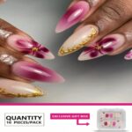 Purple Flower Press-on Nails