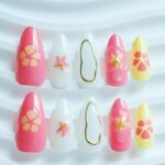 Flower Pattern Series Pink Flower Press-on Nails