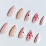 Raindrop Flower Press-on Nails