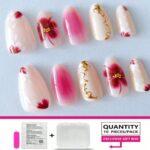 Purple Flower Press-on Nails