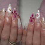 Raindrop Flower Press-on Nails